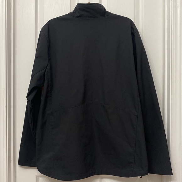 Champion Softshell Windbreaker Jacket Black Full Zip Up Size XL - Picture 8 of 13